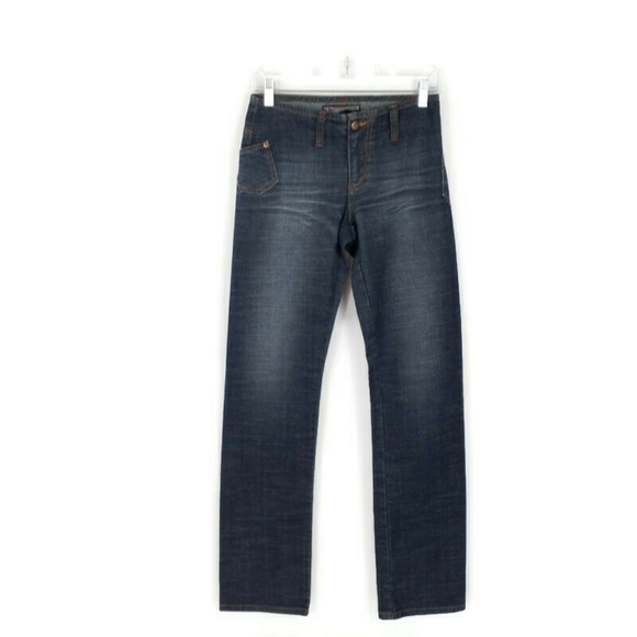 Joe's Jeans Denim - Vintage Joe's Jeans Dark Wash Straight Leg Denim Jeans Womens 26 Sample Jean